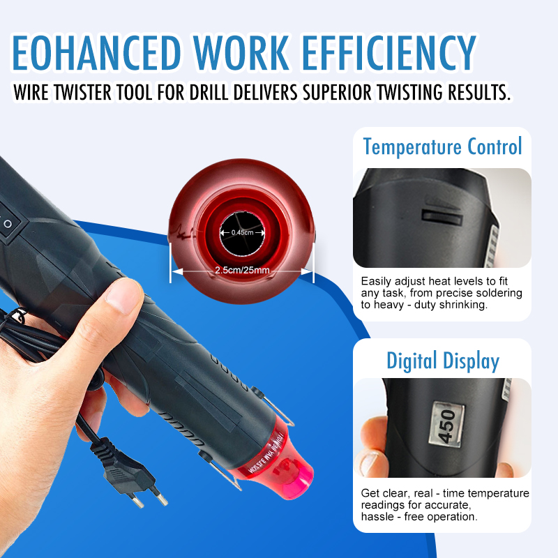 220V Hot Air Gun Soldering Tem - Dryer Car Blower recension och pris