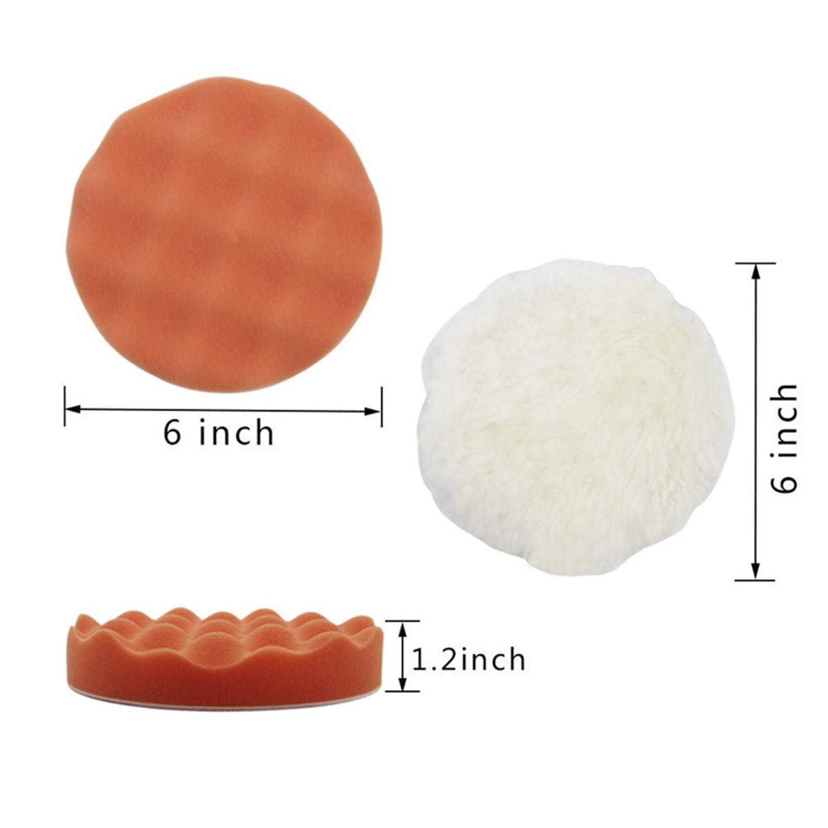 3/5/6Inch Sponge Polishing Pad - Polish Pad Set Buffer recension och pris