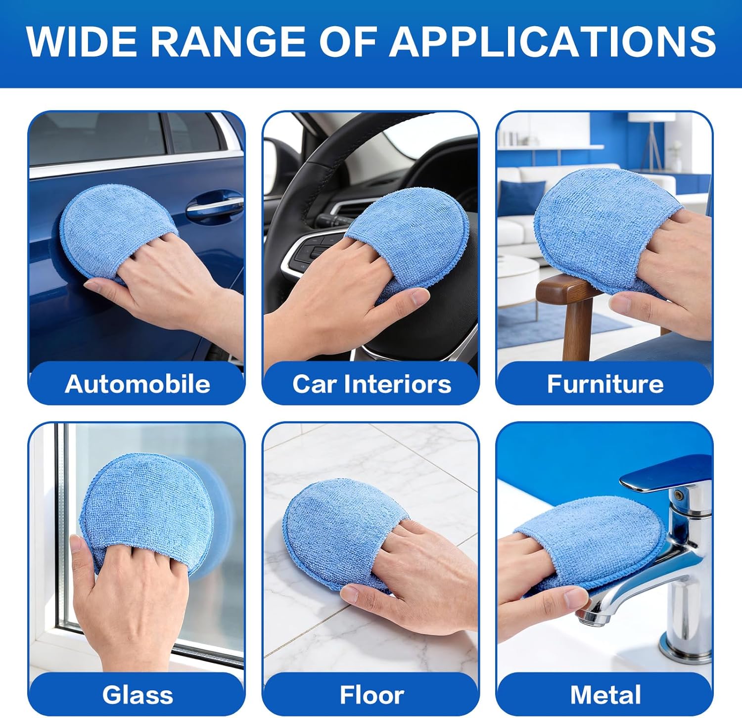 Auto Cleaning Sponge Brush Wax - Wax Applicator Pad recension och pris