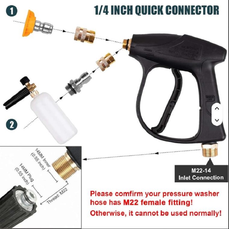 Car Washer High Pressure Wash  - Pressure Washer Foam Gun recension och pris