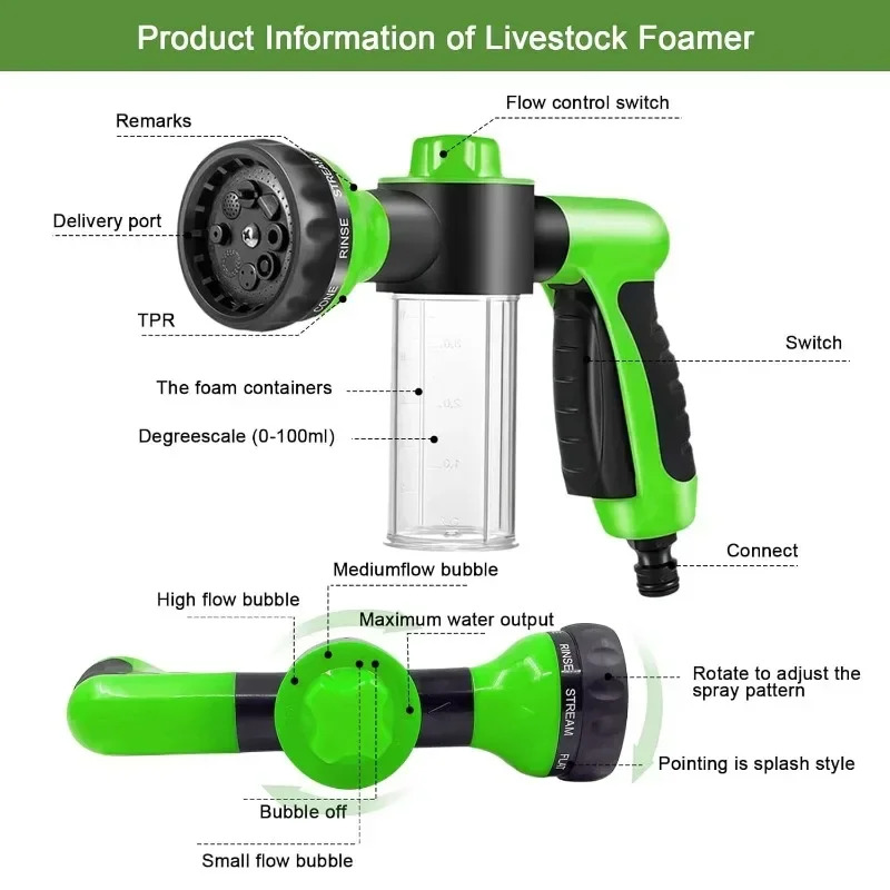 High Pressure Auto Foam Lance  - Pressure Washer Foam Gun recension och pris