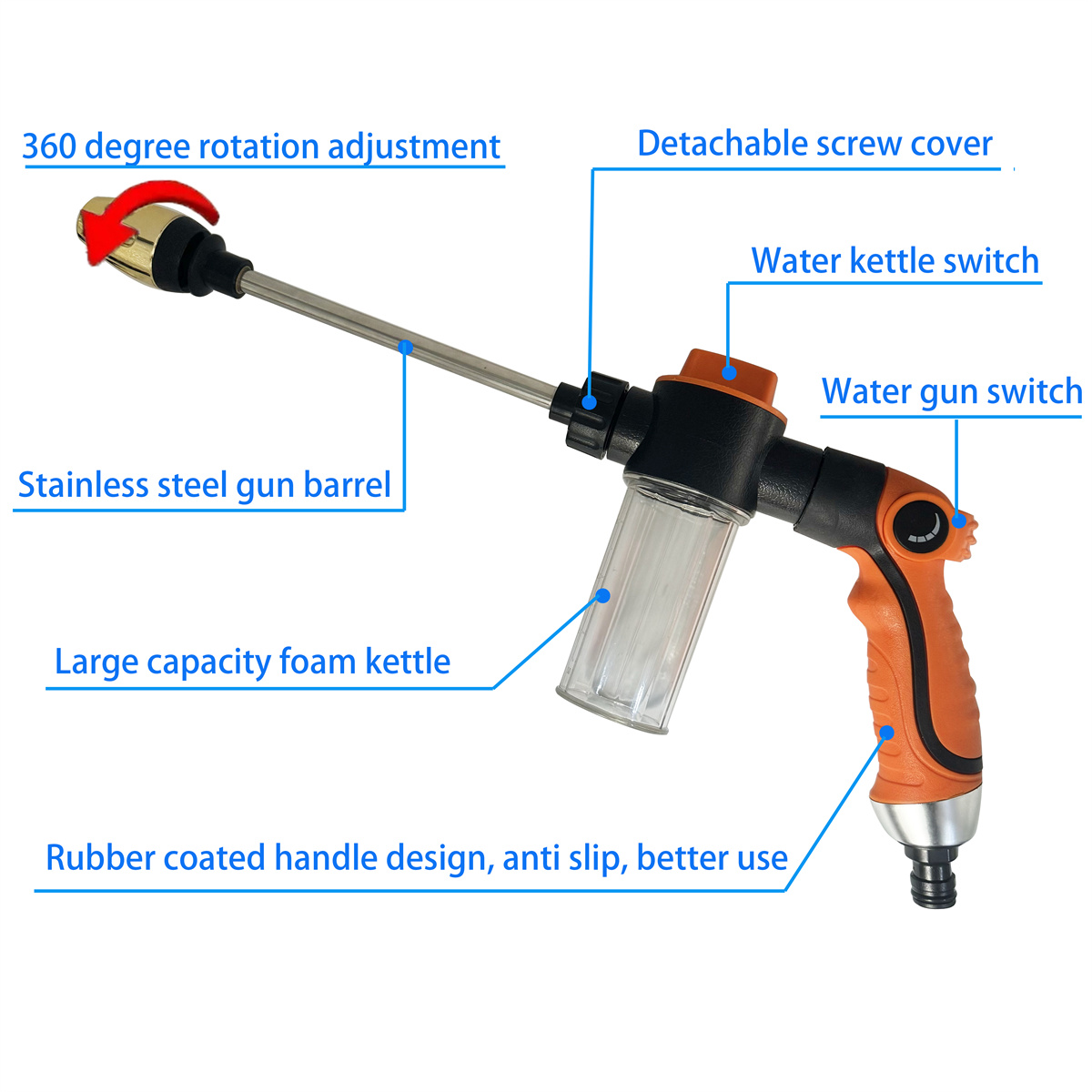 2026 High-Pressure Car Washing - Pressure Washer Foam Gun recension och pris